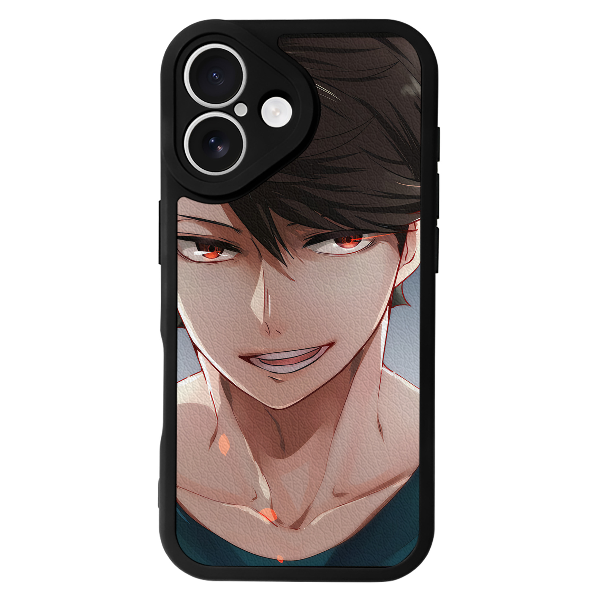 （画像用） ハイキュー!! Haikyu!! 【iPhone 16シリーズ対応】シリコンスマホケース（レザー調） 材質：シリコン